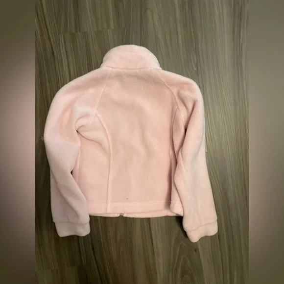 Columbia Pink Fleece Jacket girls size XXS 4/5 - Picture 2 of 6